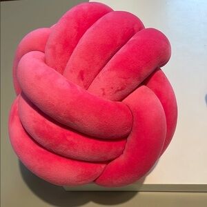 Pink Knot Pillow